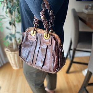🌟💗Chloe Brown Leather Heloise Bag